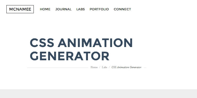 CSS Animation Generator | Bypeople