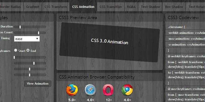 CSS 3 Maker: HTML Elements Animation Generator | Bypeople