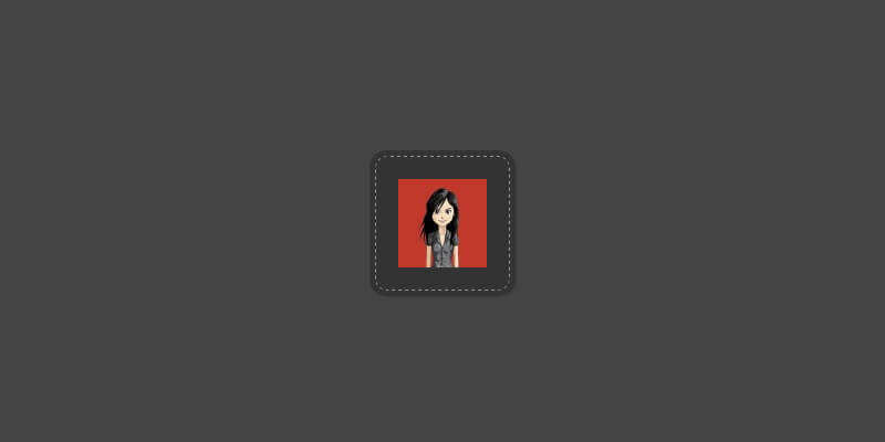 Simple CSS Image with Dotted Frame | Bypeople