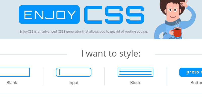 EnjoyCSS: Online CSS Generator | Bypeople