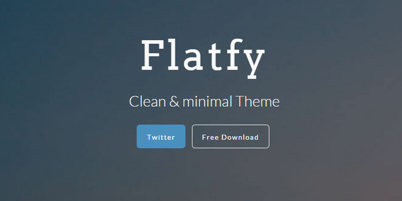 Flatfy Minimal HTML CSS Template Bypeople Flatfy Minimal HTML CSS Template Bypeople