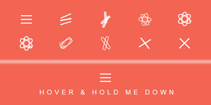 Animated CSS Hover Effect Menu Icon | Bypeople