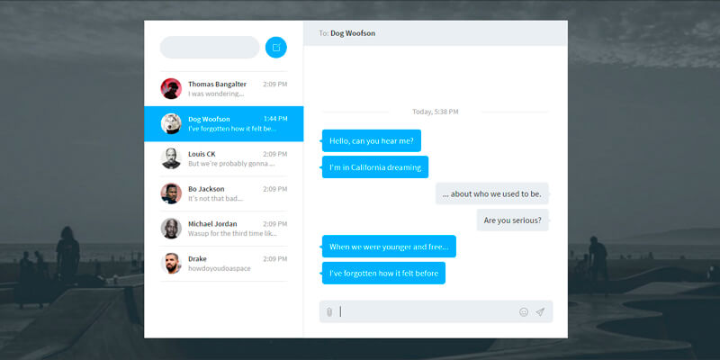 Sliding CSS Chat Bubbles | Bypeople