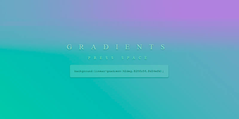 Gradient in css