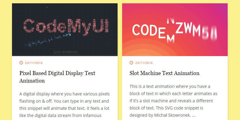 CSS Animated Text Design Inspiration | Bypeople