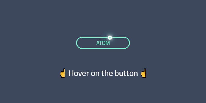 Pure CSS On-hover Atom Button | Bypeople