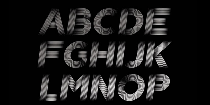 futuristic-vector-font
