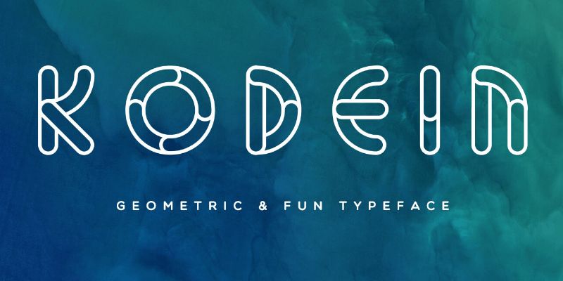 kodein-geometric-typeface