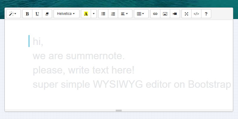 simple-free-wysisyg-html-editor