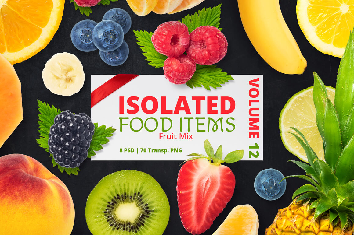 Download Free 1050 Isolated Food Items Premade Scenes Bypeople SVG Cut Files