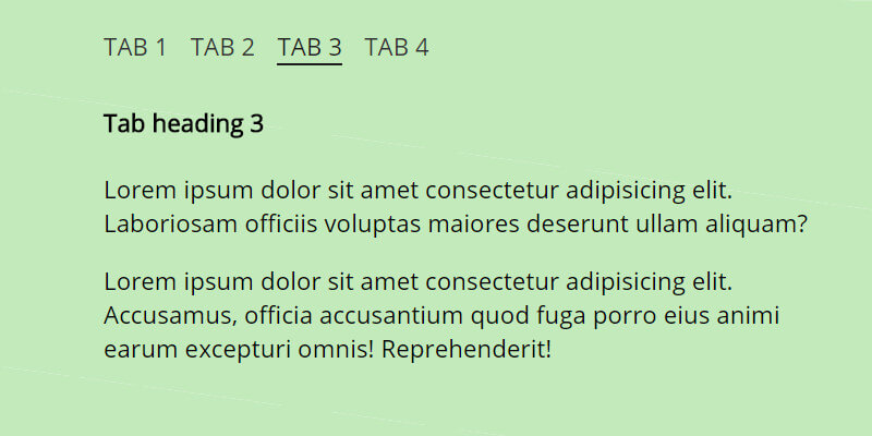 Pure CSS Tabs | Bypeople
