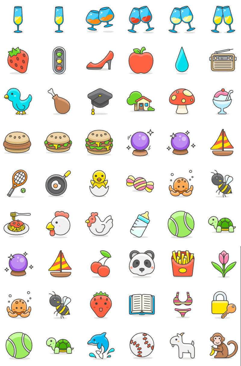 Cute Emoji: 100 Free Emoji Pack | Bypeople