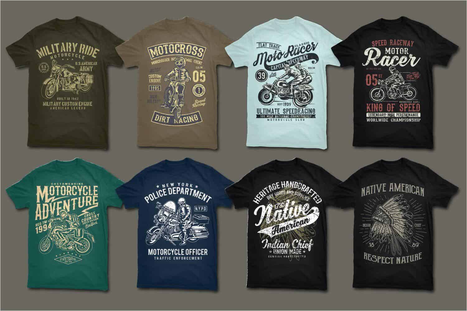 400 Vector T-Shirt Designs Bundle - ByPeople