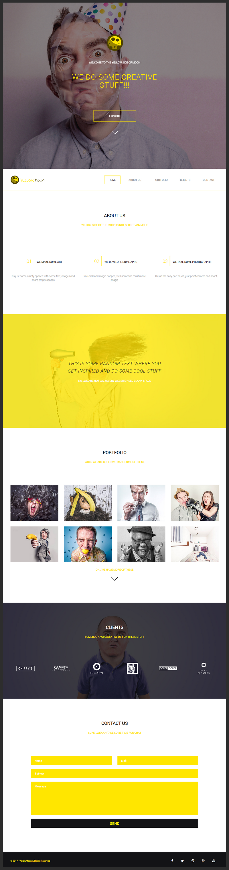 Free HTML Landing Page Template | Bypeople