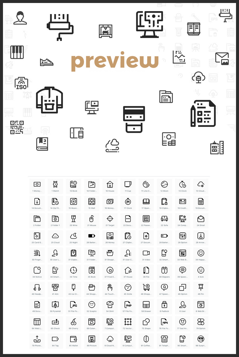 Cat Icons in SVG, PNG, AI to Download