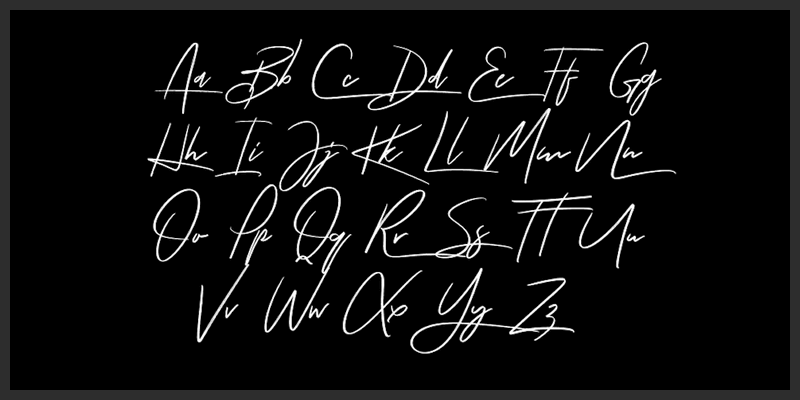 font handwriting signature Font ByPeople  Style Unique  Free Signature