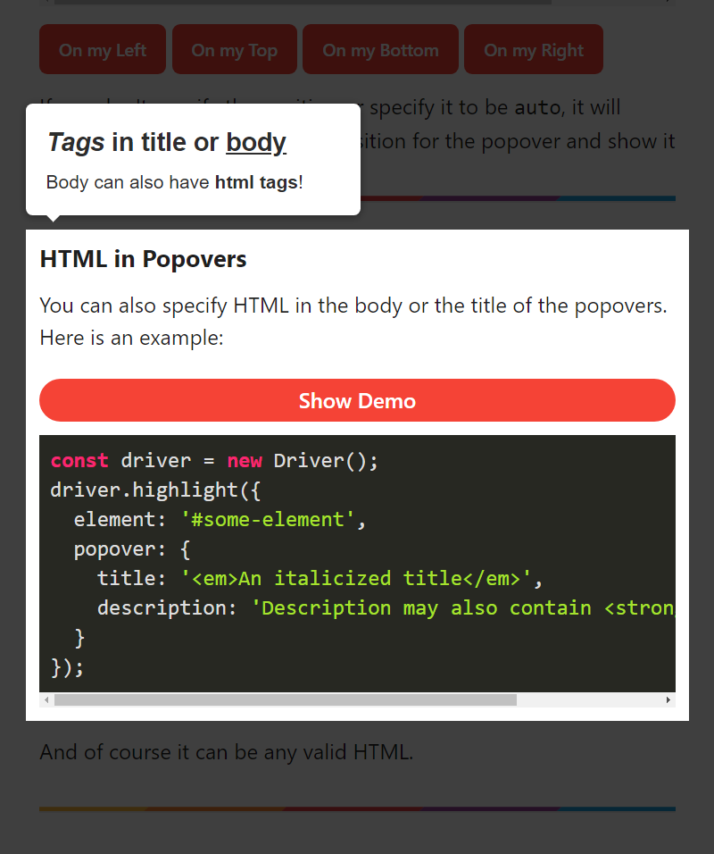 Vanilla JavaScript Step By Step Guided Site Tour - ByPeople