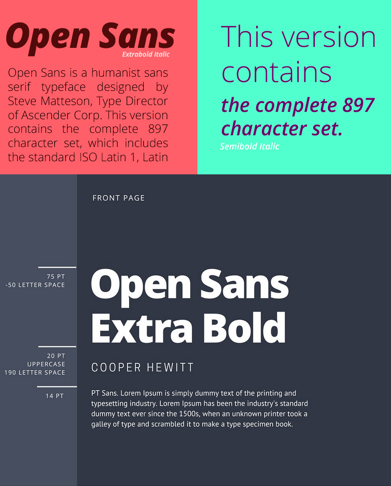 download and add open sans font to adobe xd