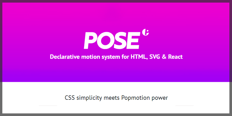 Popmotion: JavaScript Animation Library | Bypeople