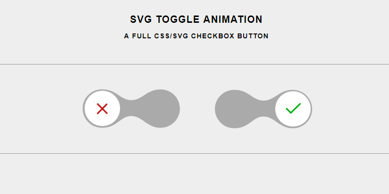 Checkbox Toggle Animation (CSS, SVG, JavaScript) | Bypeople