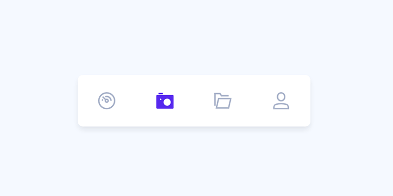 Tab Bar Active Animation (jQuery, CSS, HTML) | Bypeople