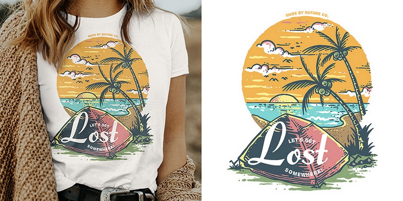 Premium Vector  Florida summer time retro vintage t-shirt design