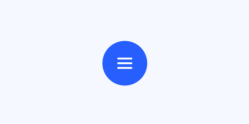 Hamburger Menu CSS 3D Switch Animation | Bypeople