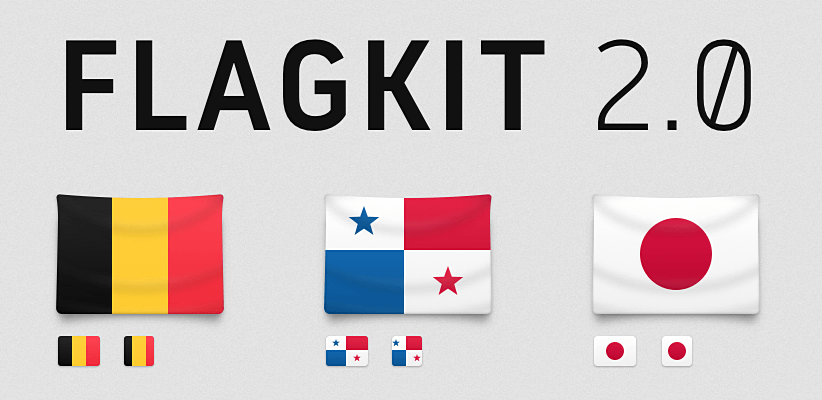 Flagkit Flags Icon Pack For Web Usage Svg Png Bypeople