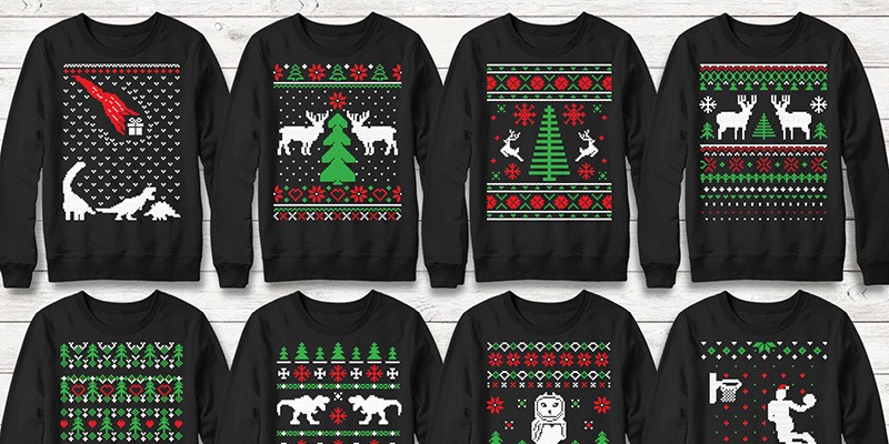 Download 100 Ugly Christmas Sweater Vector Designs Pack Knitted Font Vector Ornaments Included Bypeople SVG Cut Files