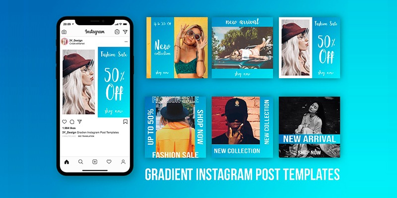 100+ Instagram Post & Story Templates Pack, PSD, Ai & EPS Files