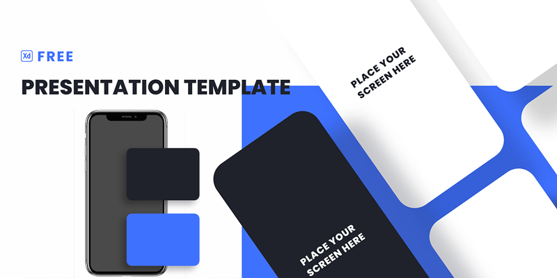 presentation template adobe xd