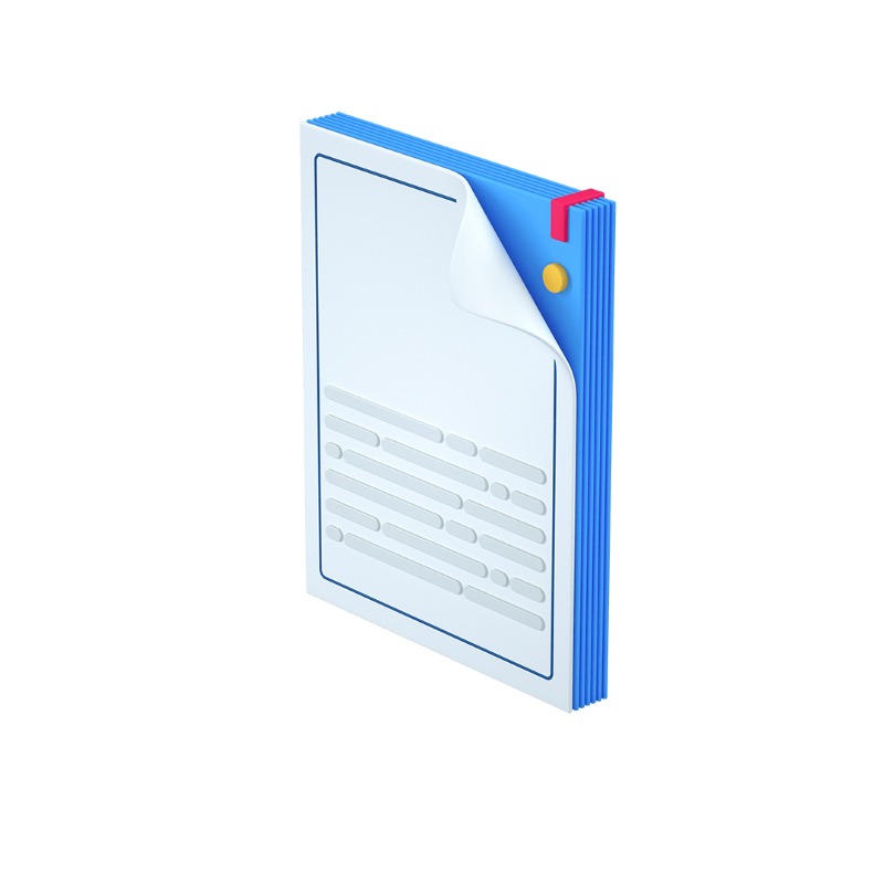 3d icon of a clipboard