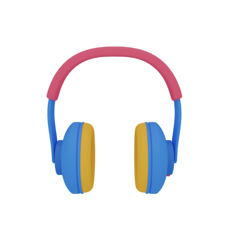 3d icon design of a headset