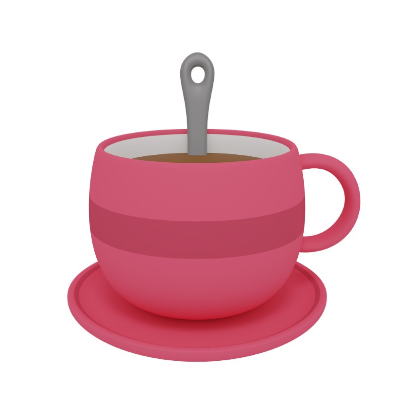 3d icon design of a coffee mug