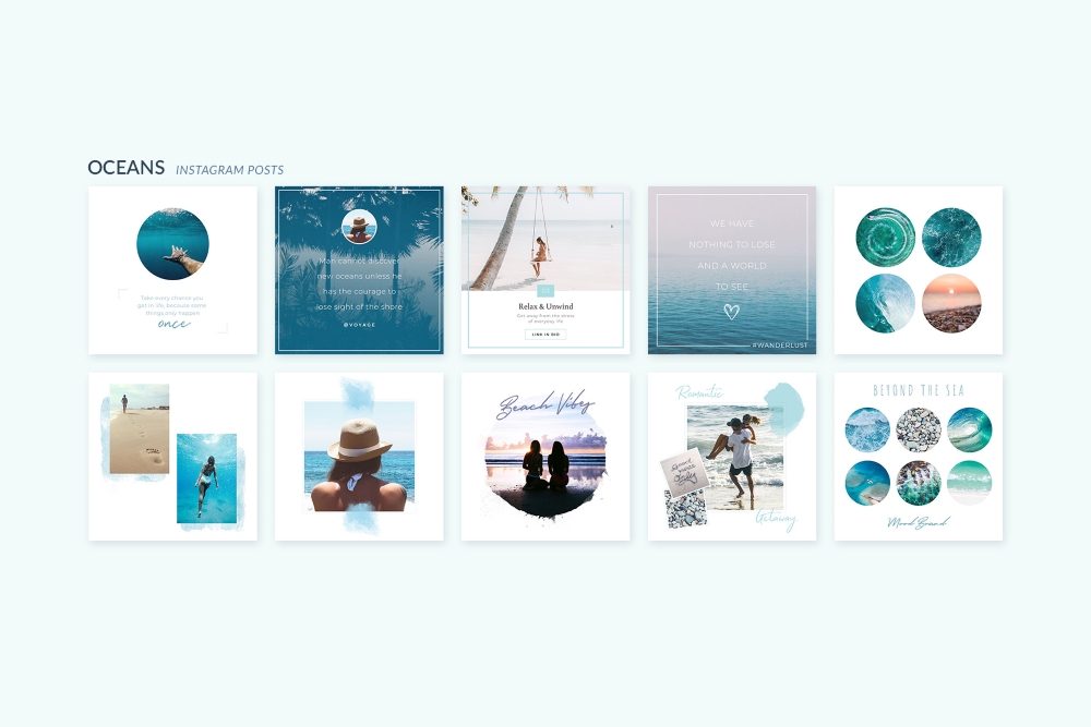 Instagram Templates for Canva & Photoshop Bundle | Bypeople