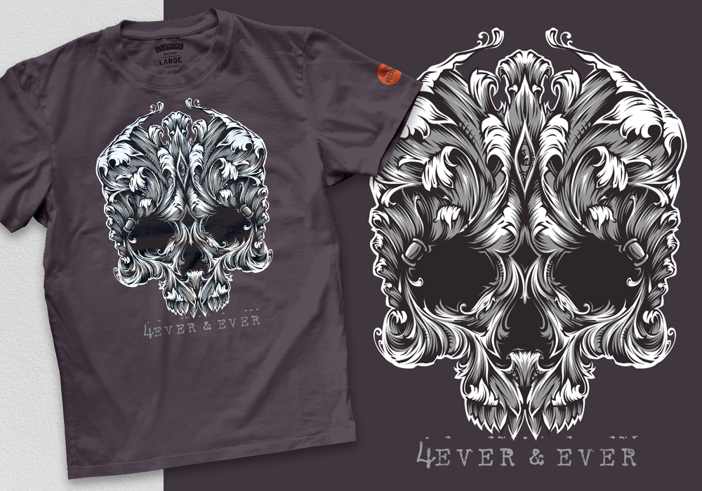 Bad to the Bone t-shirt biker design skull graphic tee shirt skulls wings evil 