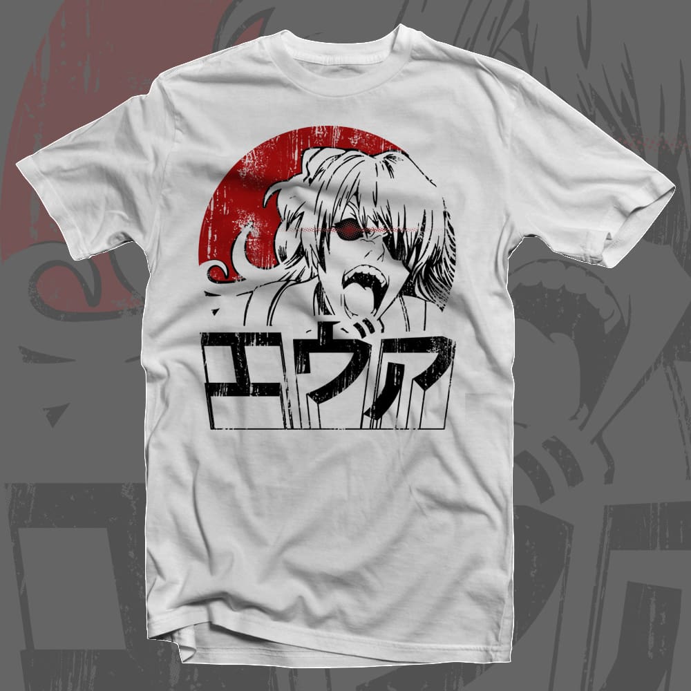 LAUGHTER ANIME GIRL T-SHIRT The Laughter Streetwear