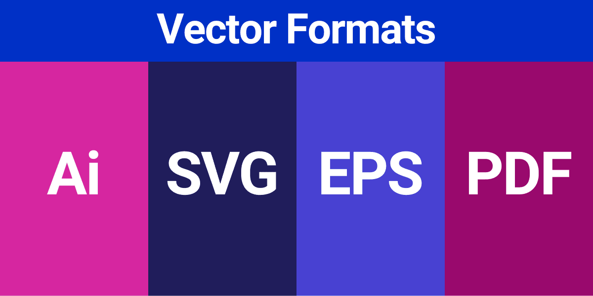  common Vector formats