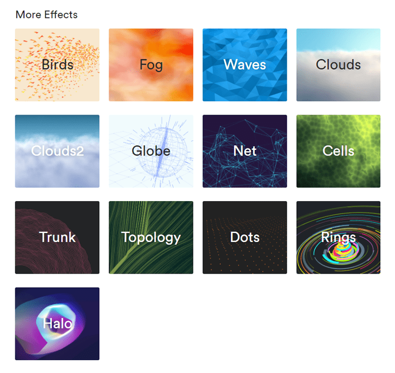 Animated 3D Background JavaScript Library | Bypeople