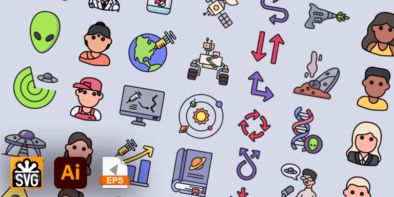 A brand new color icons pack with 1550+ designs featuring a variety of ...