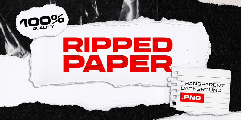 40+ Ripped Paper Transparent Shapes