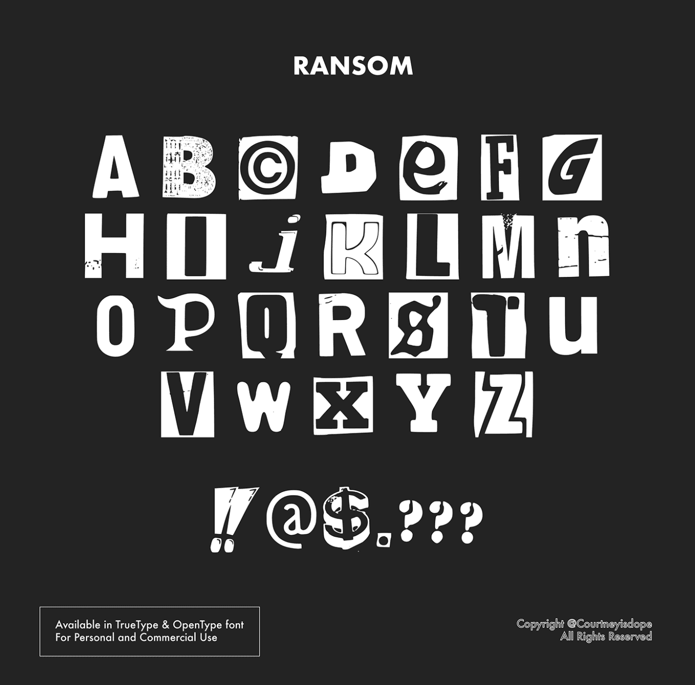 Ransom Font