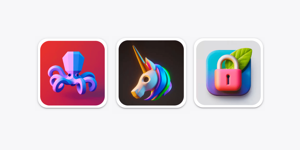 Clay style app icons by Magic Creator