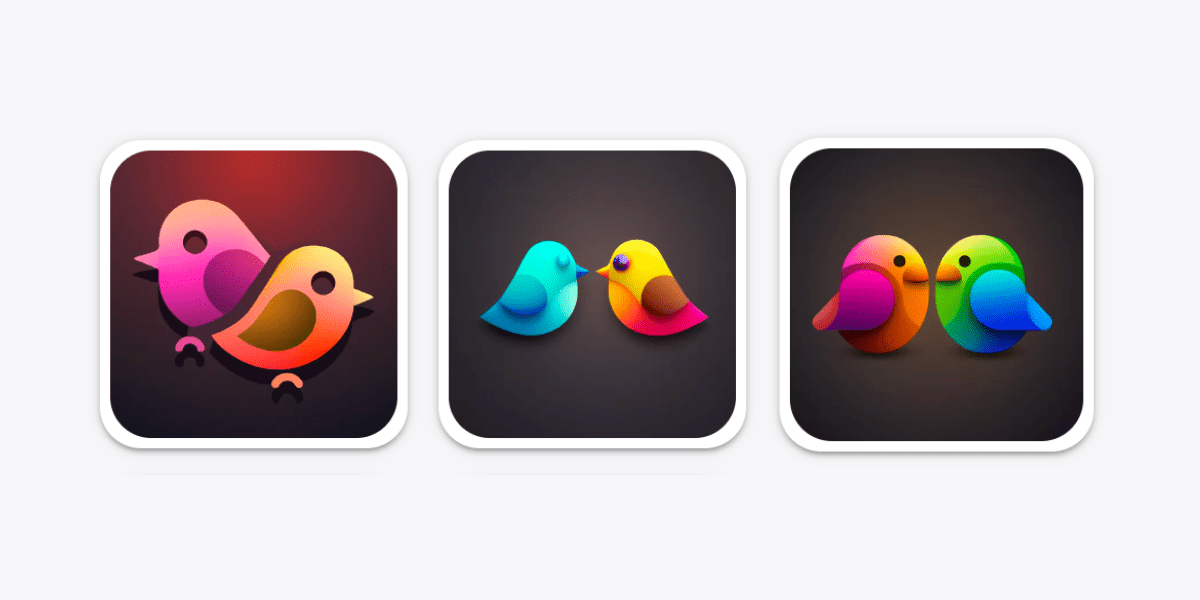 Radient style app icons made by Magic Creator