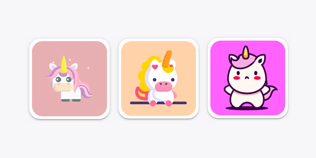 Kawai style app icons by Magic Creator