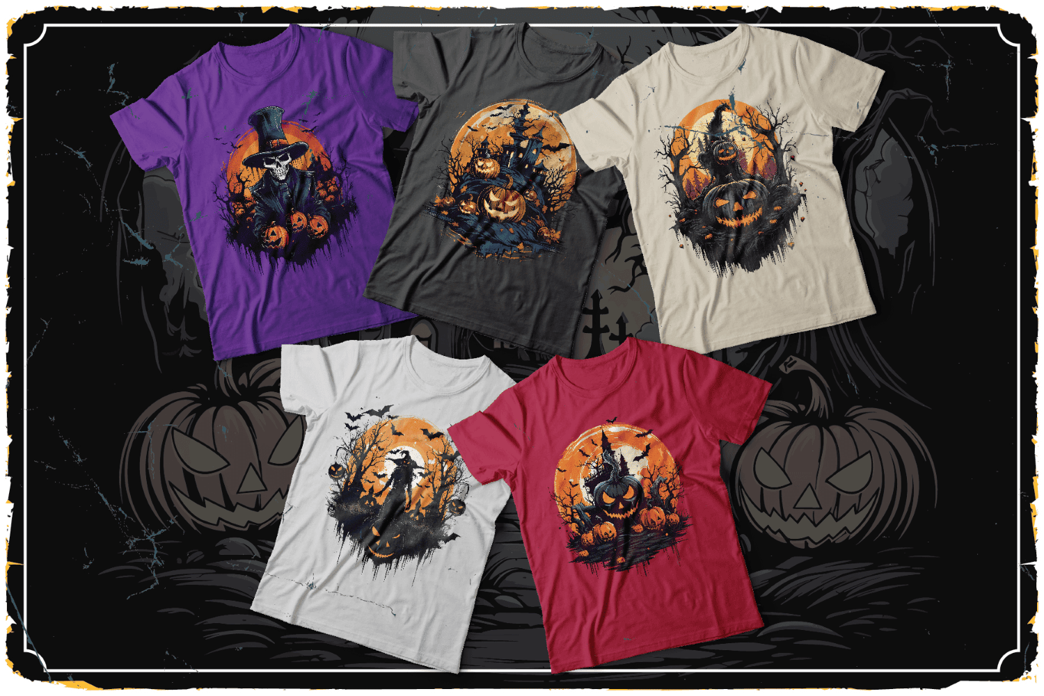 Halloween Vibes T-shirt Design Graphic by Design Empire · Creative